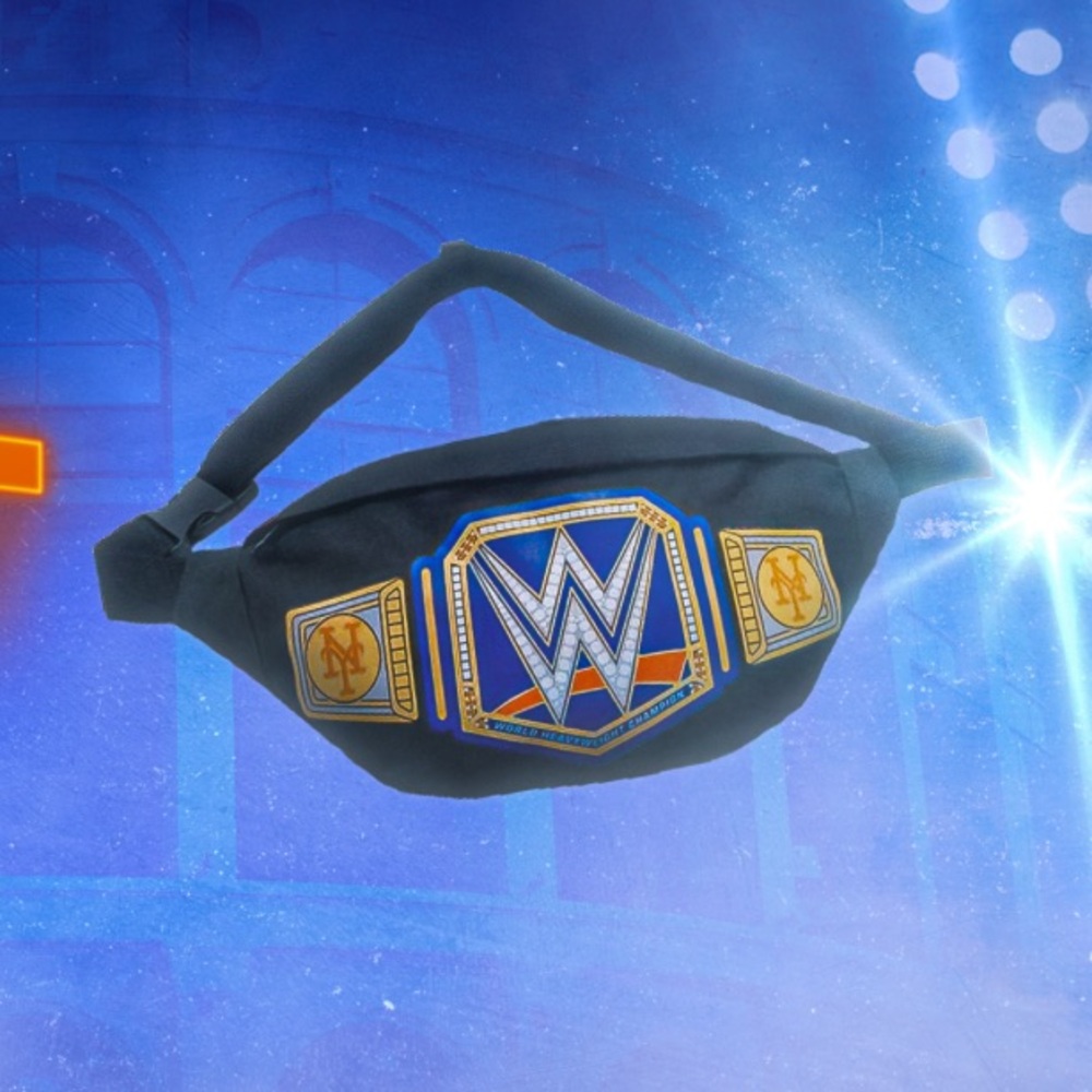 Mets WWE championship belt Fanny pack